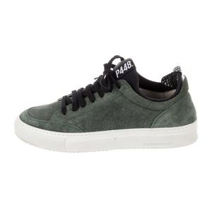 P448 Suede Lasercut Accents Sneakers